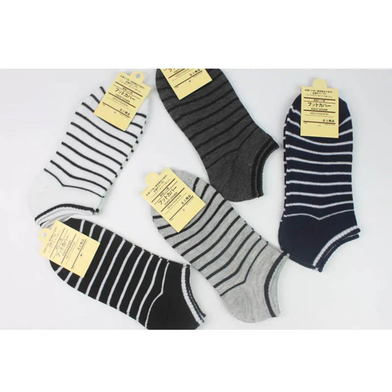 Buy Best 6 piece=3 Pair Lot 5 Colors Available Striped High Quality