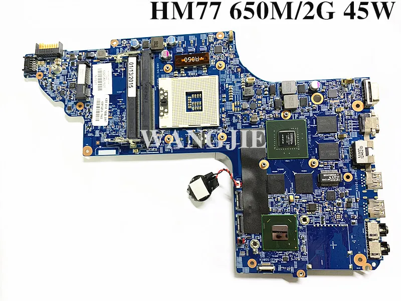 Для hp ENVY DV7-7212NR DV7-7000 Материнская плата ноутбука 682040-501 685451-501 48.4ST06.021 HM77 650 M/2G 45 Вт W8STD