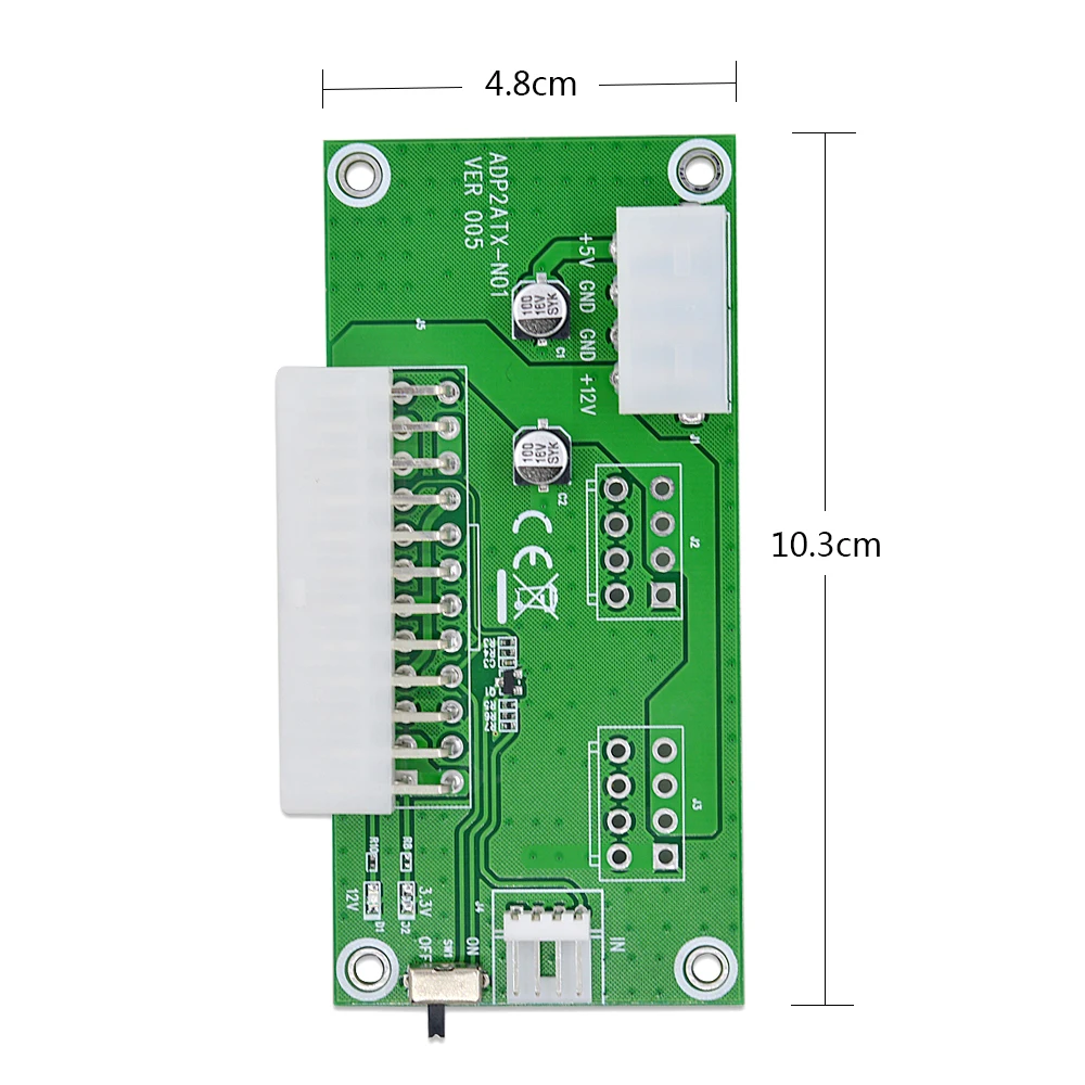 CHIPAL ADD2PSU ATX 24PIN к 4PIN Molex источник питания кабель стартера синхронизации адаптер