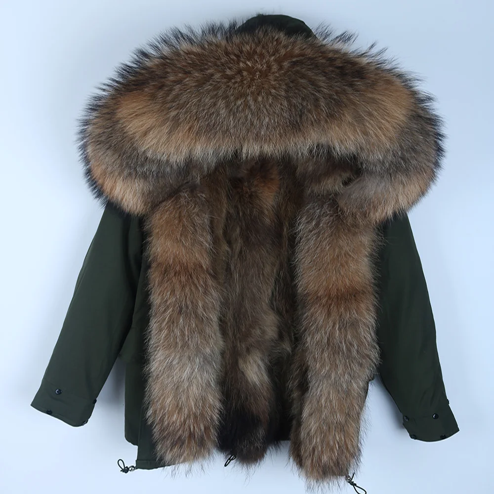 Длинная парка зимняя куртка женская парка пальто из натурального меха енота капюшон из натурального Лисьего меха Роскошная уличная одежда