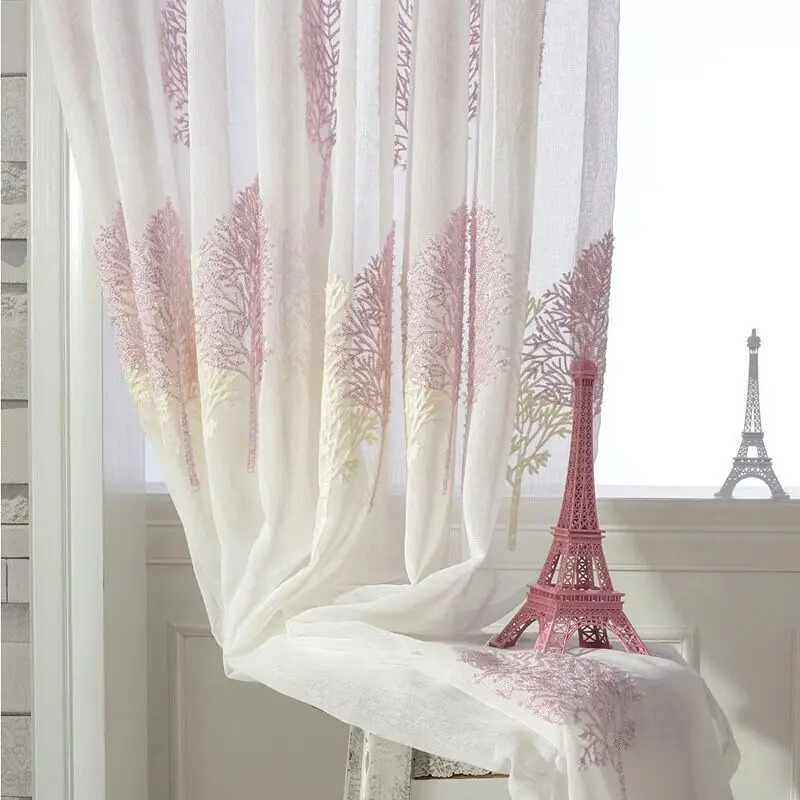 White Upscale See Through Tulle for Curtain Aestheticism Printing With