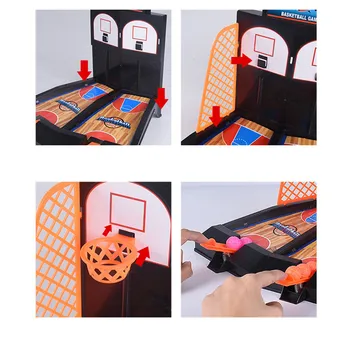 

Basketball Shooting Game Desktop Table Reduce Stress Set Sports Toy for Adults gift toy for children D4