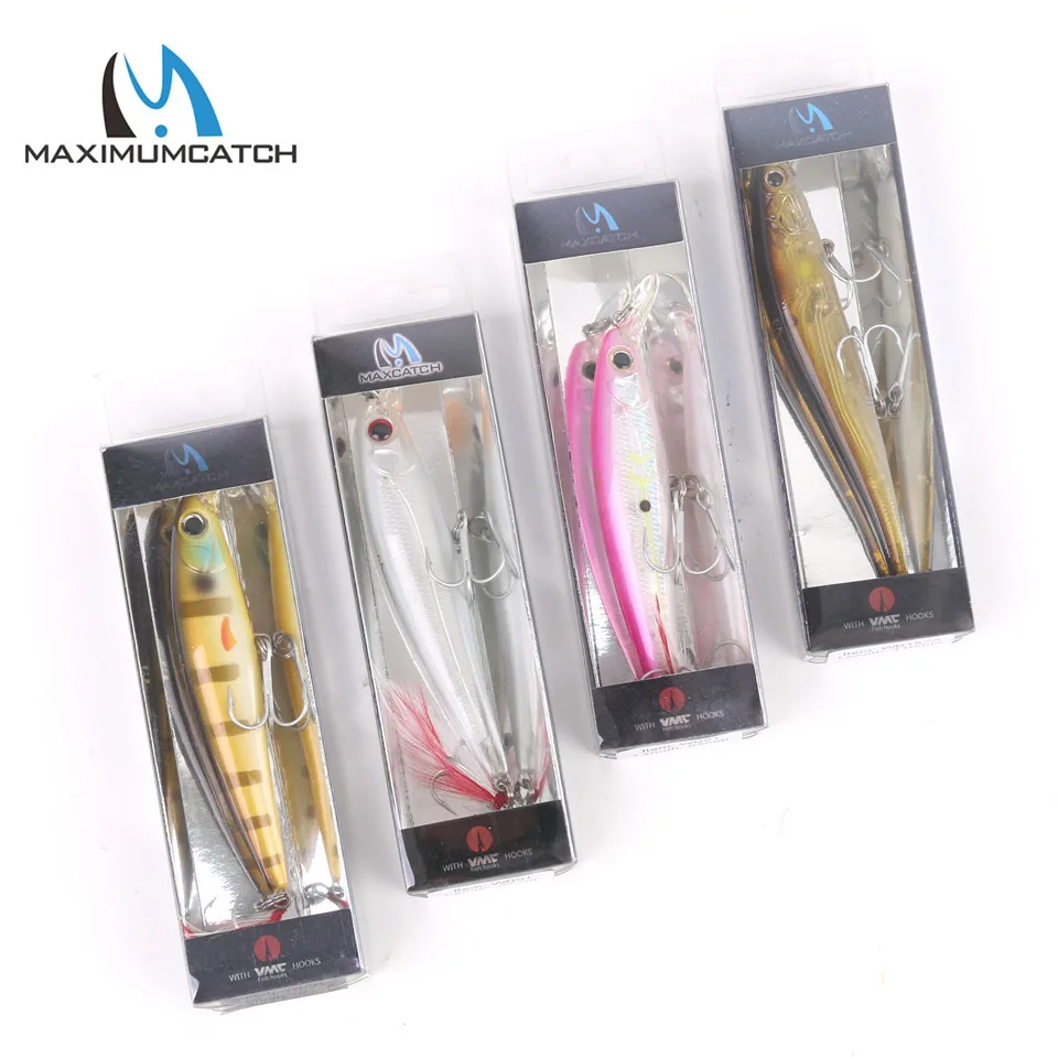Maximumcatch Top Water Minnow Бас Рыболовные Приманки 95 мм/11 5 Гард рыболовные приманки с VMC