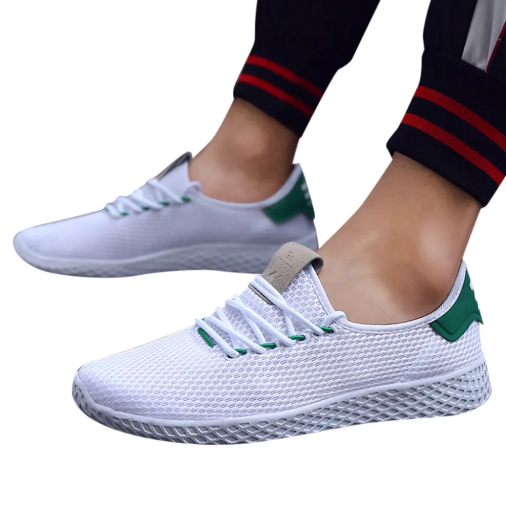 2019 Men's summer running mesh sneakers students breathable sports and leisure shoes  for male comfortable sneakers homens 40 (6)