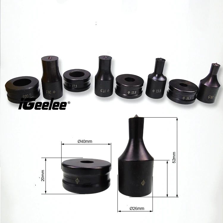 

Hydraulic punch die for hydraulic hole punch machine CH-70 Hydraulic Punching Dies Manual punch die