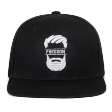 Новинка, оригинальная Мужская бейсболка с плоским козырьком, бейсболки с вышивкой в виде усов, мужская шапка, молодежная уличная Стильная кепка в стиле хип-хоп