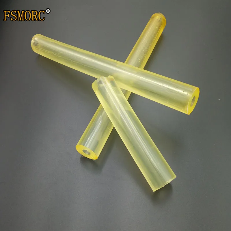 Polyurethane Hollow Rod Construction Machinery PU Plastic Bar Inner Hole Aperture 8 10 12mm /diameter 18~120mm