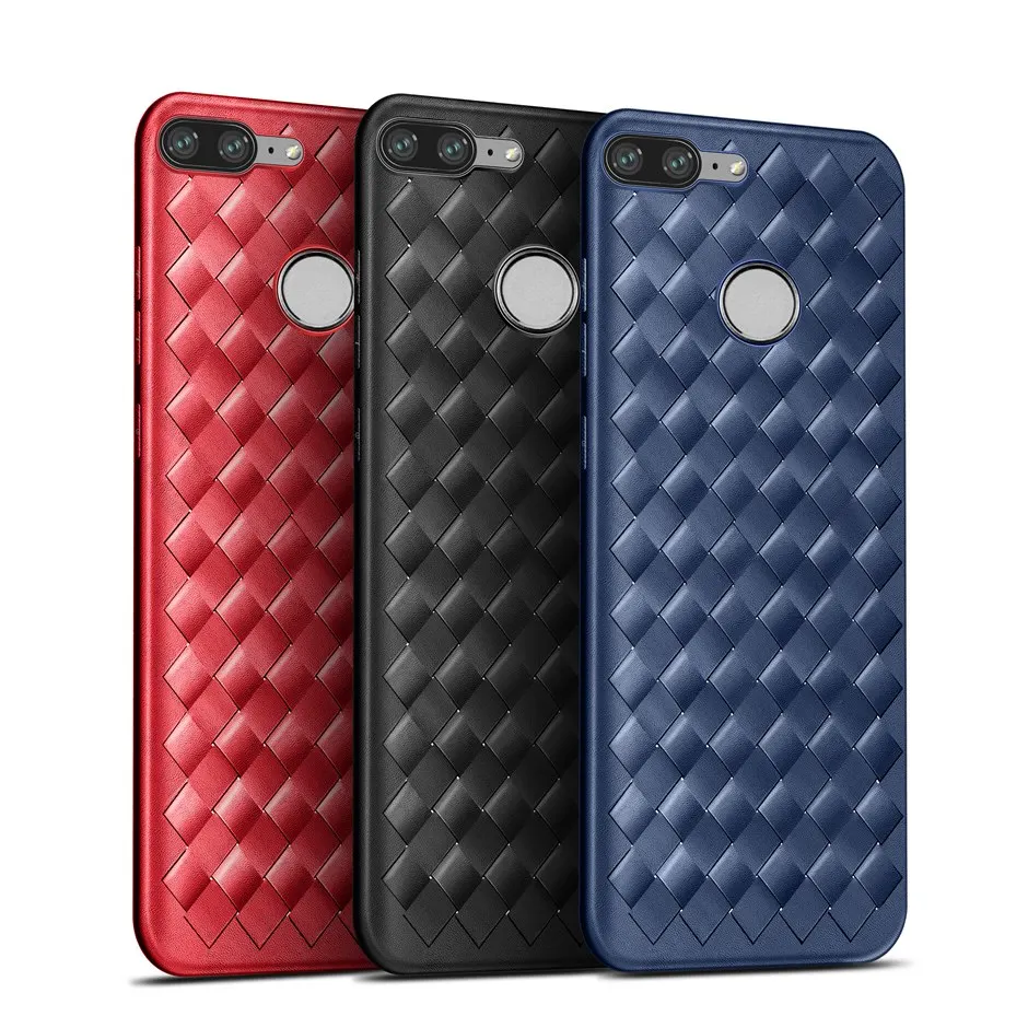 Woven Cover For Huawei Honor 9 Lite Case Luxury Soft Silicone TPU Back Phone Couqe Fundas | Мобильные телефоны и