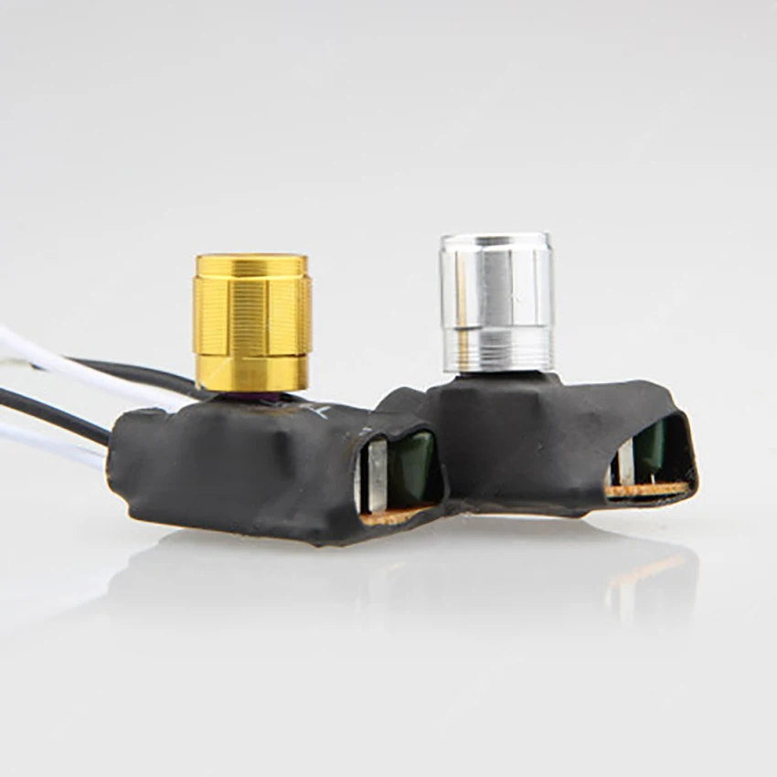 

1A 60W Dimmer Switch for Table Lamp, Wall Lamp, Incandescent Lamp Dimming Switch Knob Dimmable Lighting Accessory Gold / Silver