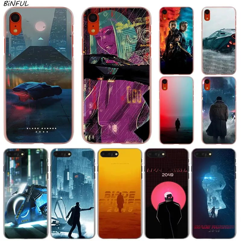 Чехол для телефона Blade Runner 2049 модный прозрачный жесткий чехол iPhone X XS Max XR 8 7 6 6s Plus 5