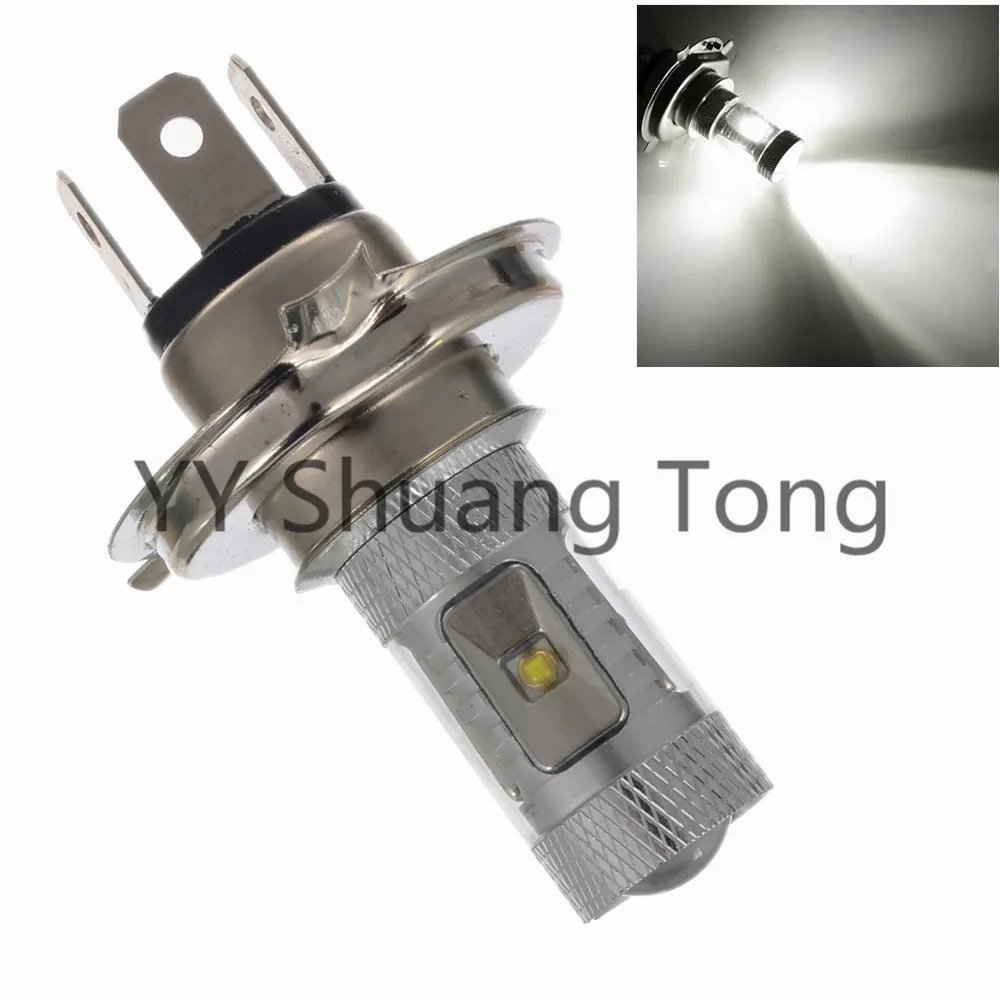 

1PCS New White H4 HB2 30W LED Projector Conversion Driving Headlight Light