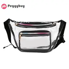 Фирменный дизайн прозрачного ПВХ Талия пакеты Для женщин девочек Повседневное мешок Фанни груди ясно сумки на плечо Мода дамы талии мешок Bolso
