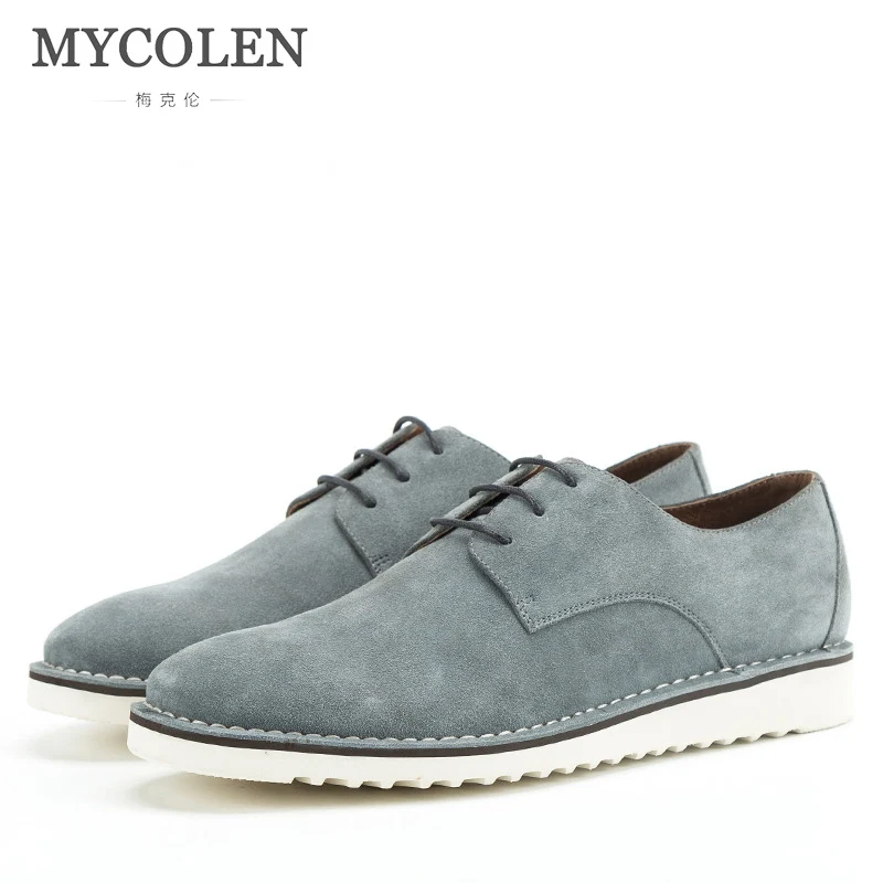 

MYCOLEN 2018 Casual Shoes Men Fashion Handmade Vintage Shoes Luxury Brand Male Shoes Genuine Leather Men'S Zapatos Hombre