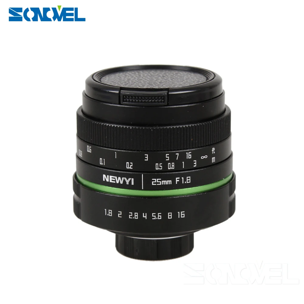 Ручная линза для камеры 25 мм F1.8 APS C + адаптер макрокольцо комплект Sony E крепление NEX