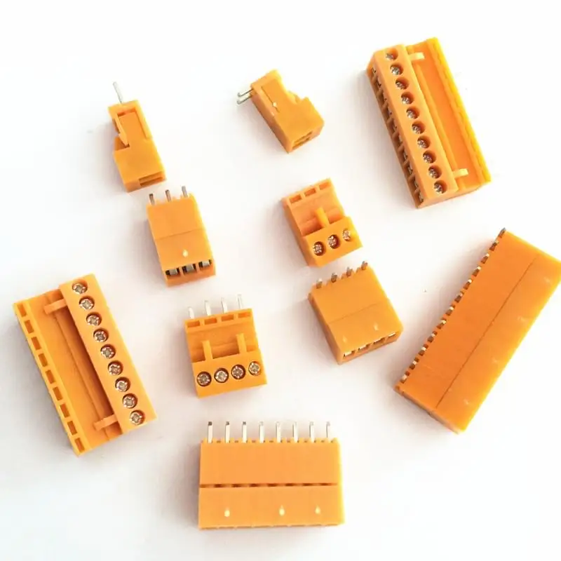 

10 sets HT3.96 Terminal Plug Type Straight Pin 3.96mm Pitch Connector Pcb Screw Terminal blocks connector