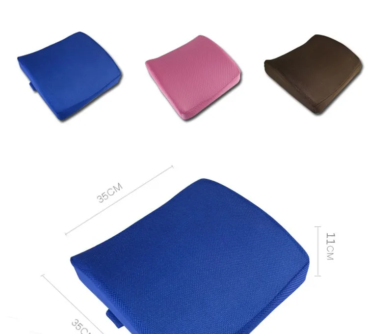 Поясничная поддержка мягкая подушка из пены с эффектом памяти офисное сиденье Автомобильная подушка для отдыха на спине стул поясная подушка для дивана поддержка автомобильного сиденья