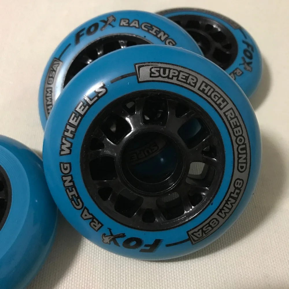 4 Piece Quality 85A Pu speed inline skates Wheels 84mm High Rebound