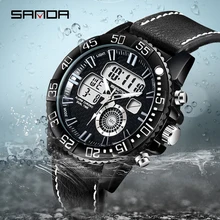 SANDA мужские спортивные для улицы часы мужские милитари армейские часы цифровой светодиодный электронный водонепроницаемый мужские наручные часы мужские для мужчин