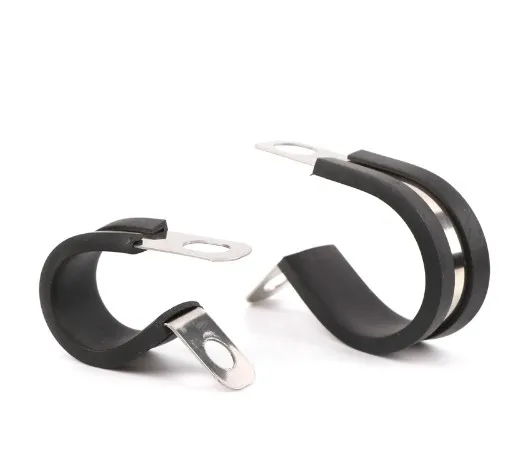 2pcs lot 304 Stainless Steel Rubber Lined P Clips Cable Mounting Hose Clamp Mikalor Grootte : 35mm 2pcs lot 304 Stainless Steel Rubber Lined P Clips Cable Mounting Hose Clamp Mikalor Grootte : 35mm