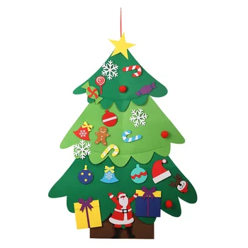 

Christmas Tree Ornament Mini Painted Christmas Tree Decorations Christmas Wooden Card New Year's Decorations For Home