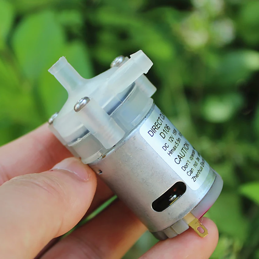 

DC12V high power circulating water pump 365 motor 15w 180L/h large flow micro centrifugal pump maximum lift 5.5 meters
