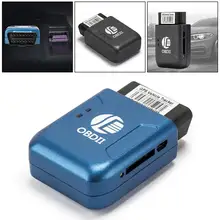 TK206 Mini Car Trace Burglar Alarm GPS Locator with OBD Interface and Alarm Prompt for Automobile Motorcycle Car