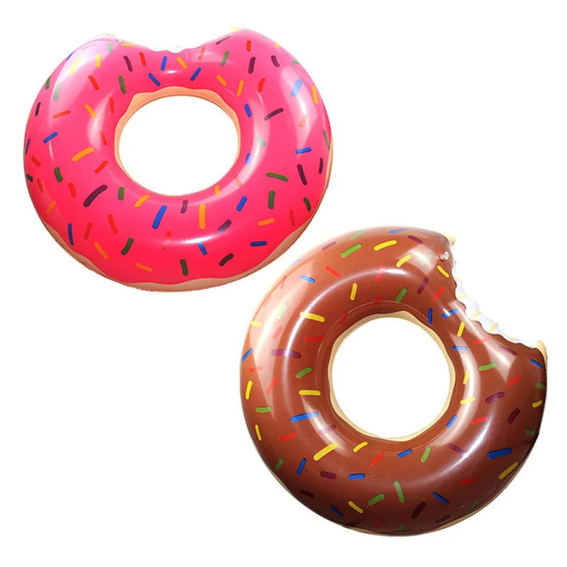 

Donut Swim Ring Adult Super Large Gigantic Doughnut Pool Inflatable Life Buoy Swimming Circle Ring Wholesale