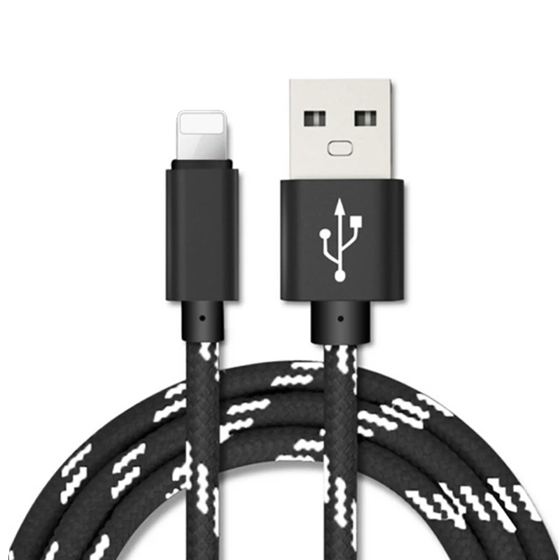 Usb-кабель для зарядки данных iPhone 7 8 6 5 SE 6s plus X XS MAX XR iPad Mini Adapter 2A мобильный телефон