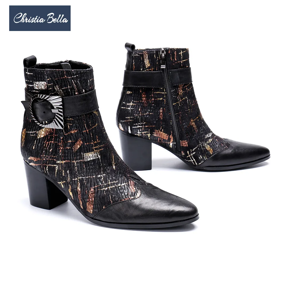 high heel dress boots