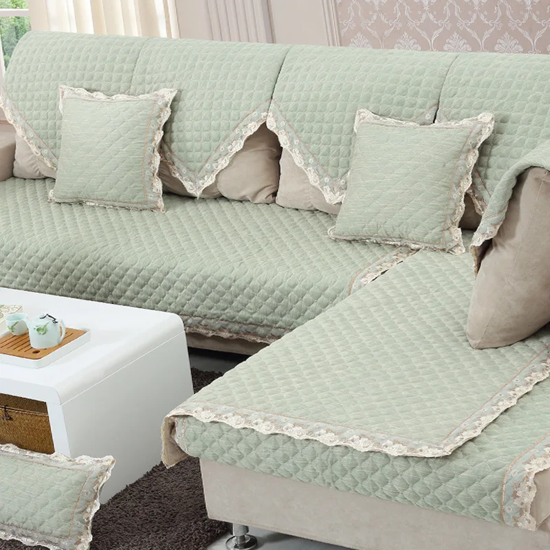 Colorful Light Green Modern Sofa Linen Slipcovers Solid Sure Fit Colorful Light Green Modern Sofa Linen