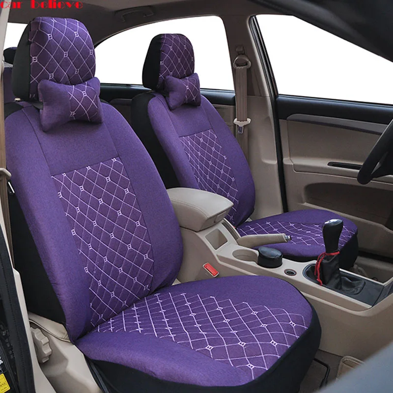 

Car Believe car seat cover For skoda rapid superb 2 yeti kodiaq octavia a5 accessories cover for vehicle seat protector