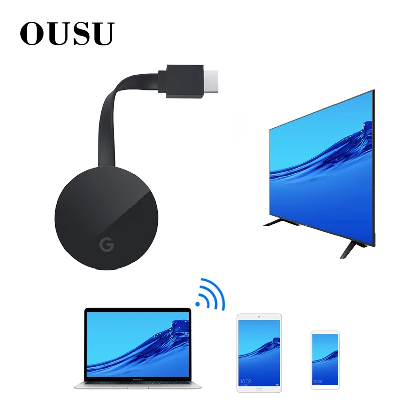 

OUSU 1080P HDMI Wireless adaptador Bluetooth Receiver Audio Miracast USB Bluetooth Transmitter For 4K TV Headphone Projector