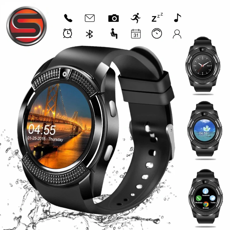 SOVOGU G24 Bluetooth V8 Smart watch 1.22 inch Touch Screen Sleep Tracker Camera Passometer SIM/TF Card 0.3 MP Camera PK DZ09 A1 SOVOGU G24 Bluetooth V8 Smart watch 1.22 inch Touch Screen Sleep Tracker Camera Passometer SIM/TF Card 0.3 MP Camera PK DZ09 A1