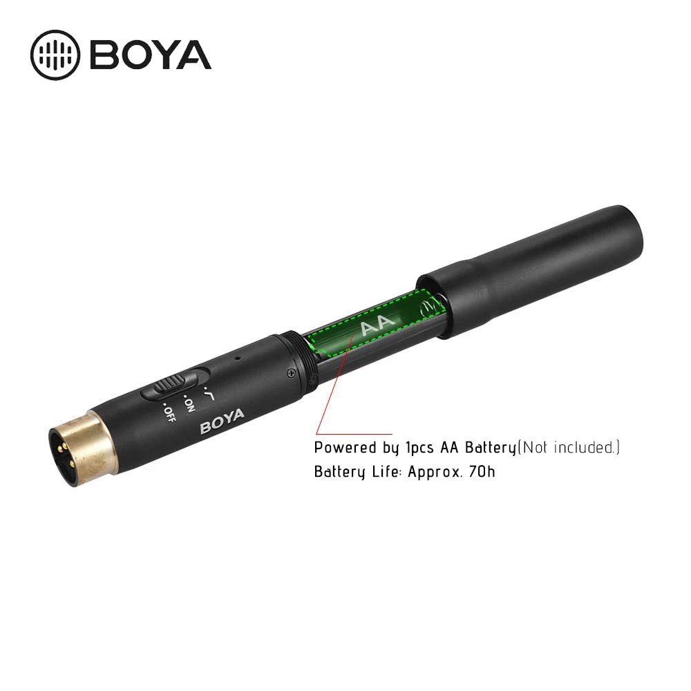 BOYA BY-M11C микрофонный конденсаторный Профессиональный кардиоидный петличный микрофон с отворотом XLR разъем с низкорезным фильтром