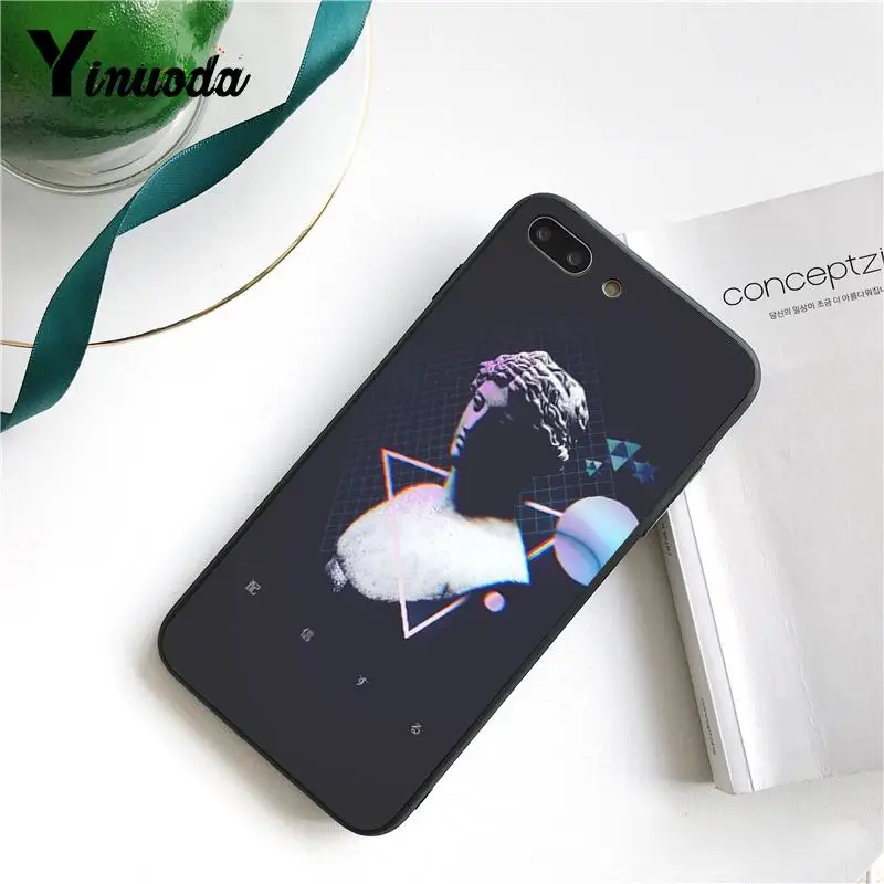 Yinuoda Vaporwave Мягкий силиконовый чехол для телефона из ТПУ в музыкальном стиле iPhone 8 7