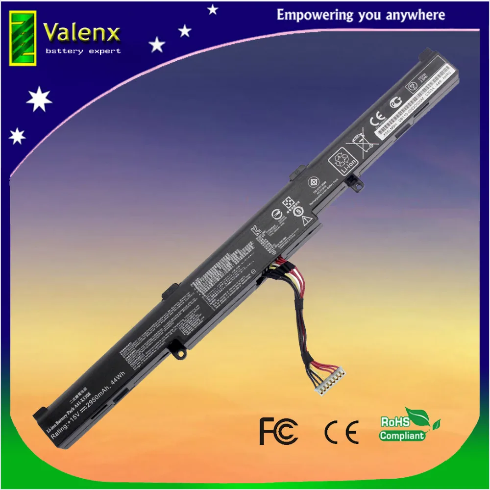 Аккумуляторная батарея для ноутбука Asus X751M X751MA X751L K751L X750JA|battery a41-x550|laptop batterylaptop