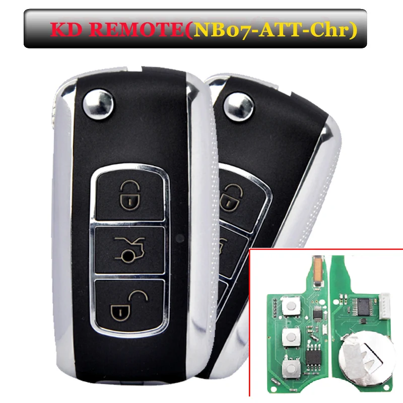 

Free shipping E(1 piece)Keydiy KD900 NB07 3 button remote key with NB-ATT-Chrysler model for Chrysler,jeep and Dodge