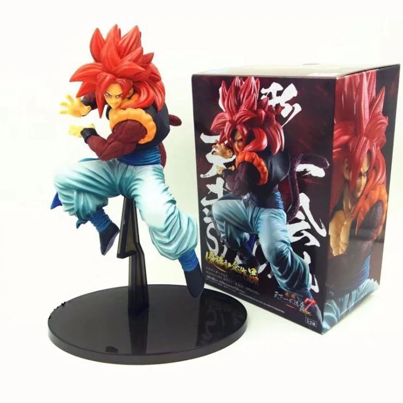 Gogeta фигура ди Dragon Ball GT Супер Saiyan 4 Действие ПВХ Giocattolo Brinquedos Regalo di Natale | Игрушки и