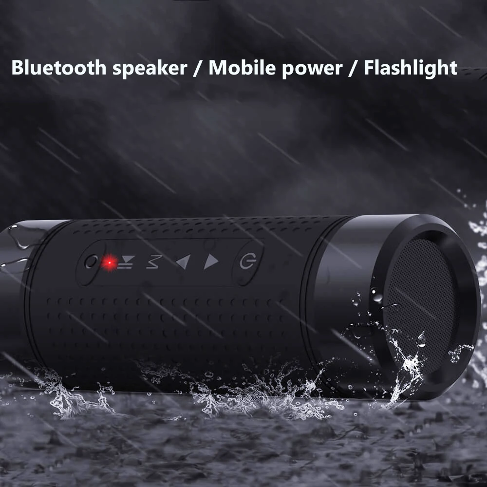 

outdoor portable bluetooth speaker with waterproof dustproof lighting effect Bluetooth wireless speaker portable speaker