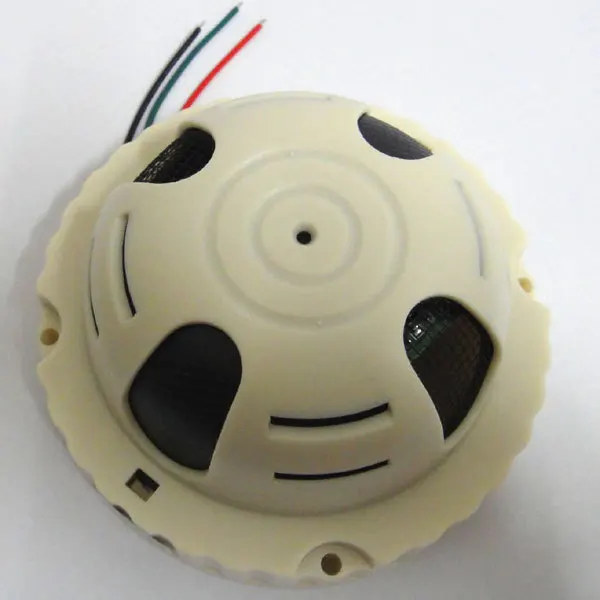 ФОТО Smoke Alarm Detector +  fidelity Adjustable Mic Audio monitoring CCTV Microphone