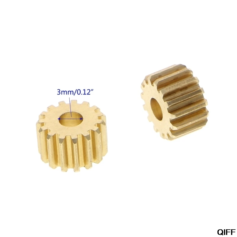 

10Pcs Metal gear 12 Tooth 0.5 Mould Inner Hole 3mm DIY Model Toy Accessories