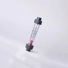 40-400л/ч 20 мм внутренний диаметр гнездо пластиковый трубопровод Тип Жидкий Поплавковый расходомер ротаметр расходомер длина 280 мм