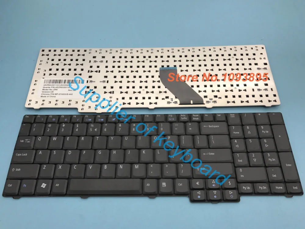 Новинка Бесплатная доставка Английский Клавиатура для Acer Aspire 6530 г 6930 7720 7720Z