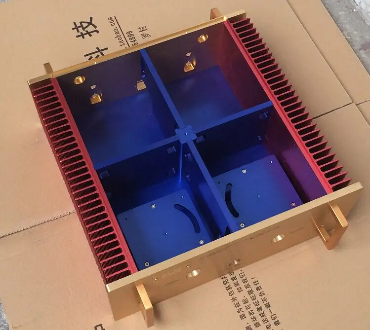 NH108BFullAluminumpoweramplifierchassisampEnclosurecaseBox