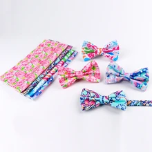 Цветочный галстук из полиэфира наборы галстук ЖАККАРДОВЫЙ галстук бабочка Hanky галстук набор для мужчин формальная Свадебная вечеринка