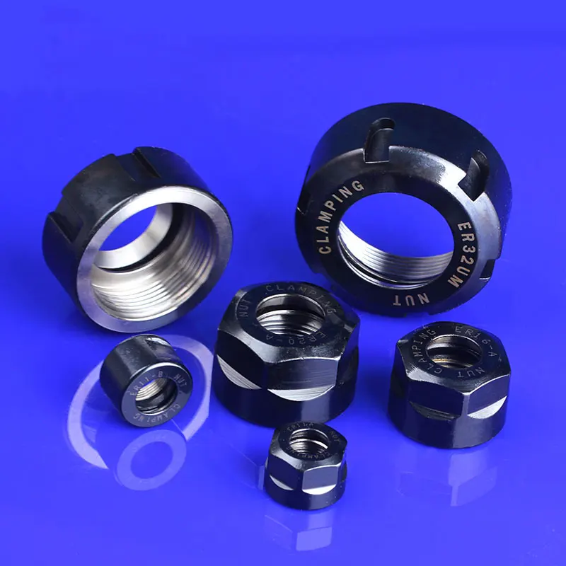 

HUHAO 1Pcs ER16 Nuts ER High Precision CNC Router Engraving Machine Nut ER Collet Accessory Sparepart ER-16 Nut