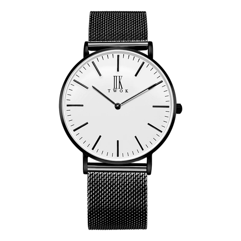 Simple Couple Watch Ultra-Thin Waterproof Quartz Wristwatches Luxury Brand Steel Belt Men's Watches Relogio Sale