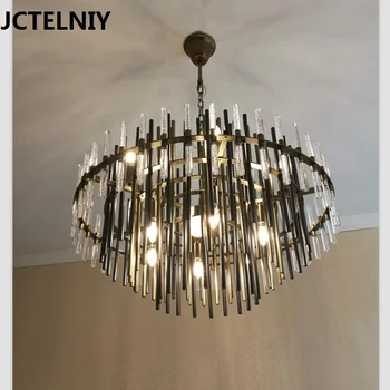 

Modern crystal chandelier Nordic creative living room restaurant lamps Hotel luxury crystal chandelier