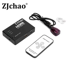 Мини Full1080P 3 Порта Hdmi-переключатель 3×1 HDMI Switcher 3 входа 1 выход Splitter HDMI Порт для HDTV 1080 P Видео с Дистанционным управления