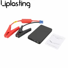 Портативный черный мини-размер 10000 мАч 12 в автомобильный стартер мини аварийное зарядное устройство аккумулятор бустер банк питания пусковое устройство